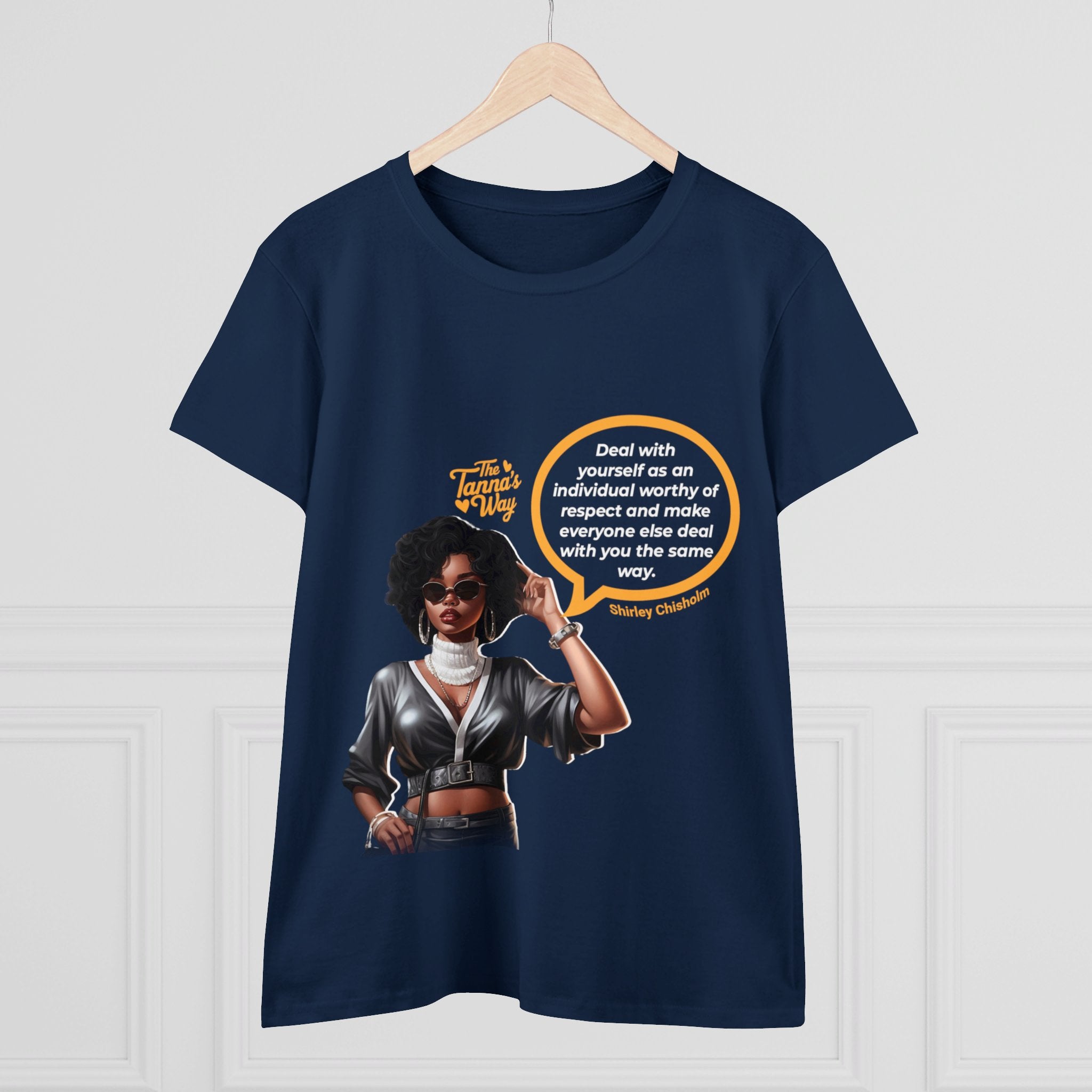 Shirley Chisholm | Women's Midweight Cotton Tee